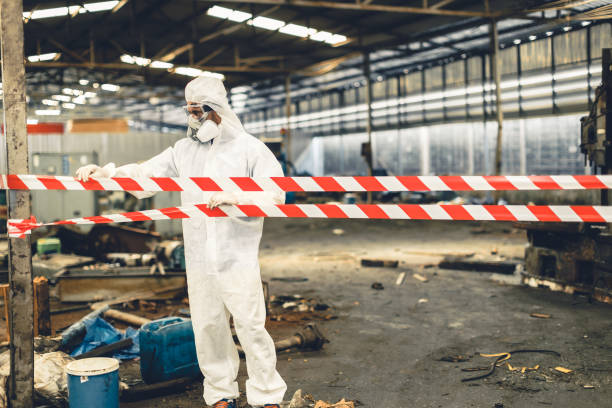 Professional Hoarding Cleanup technician working in Haddonfield, NJ